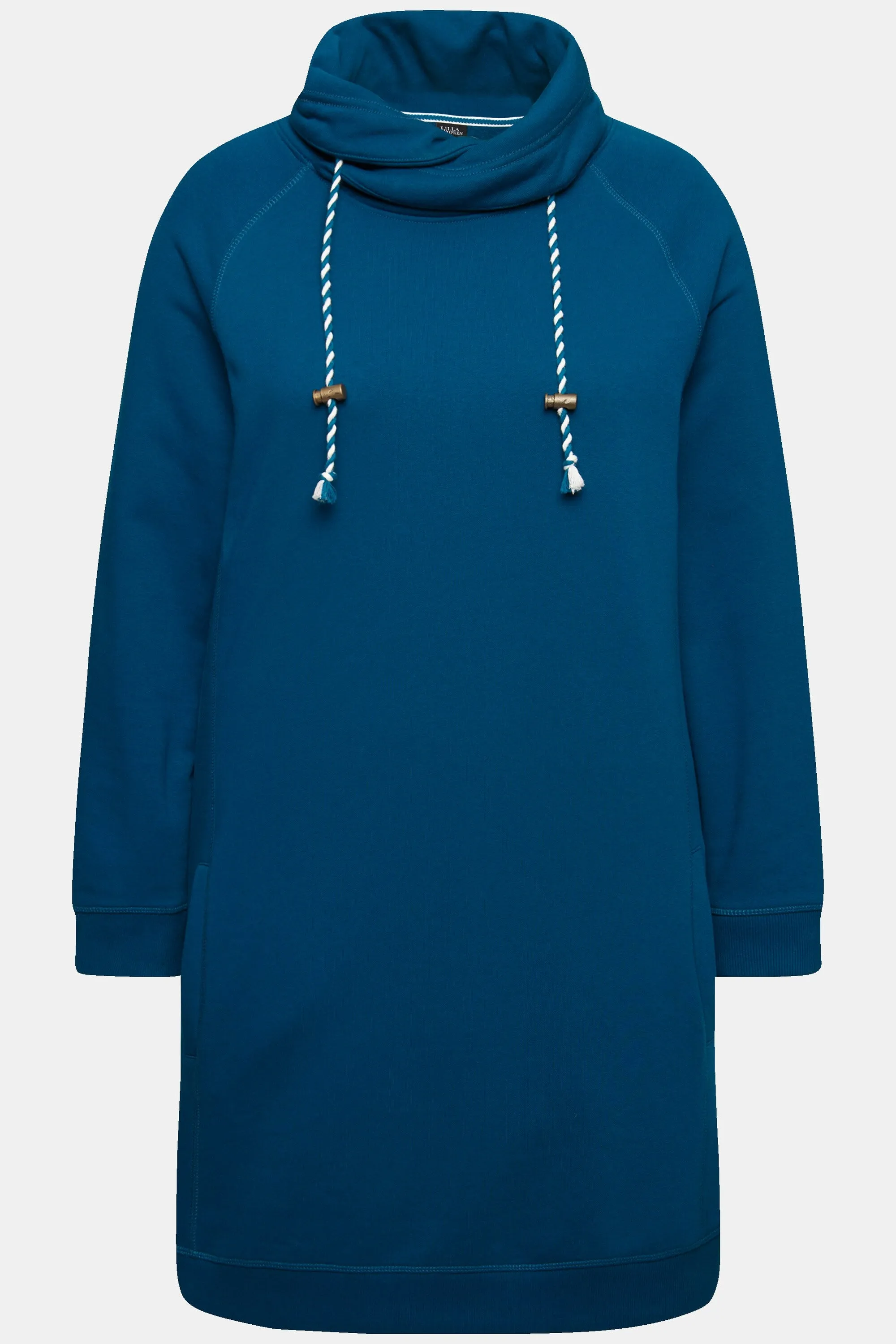 Ulla Popken Sweatshirt Dress in Teal