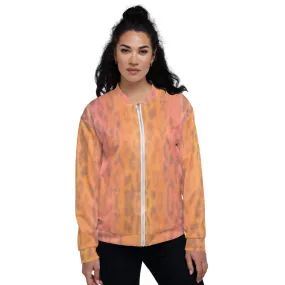 Unisex Bomber Jacket - Ombre Leopard - Women