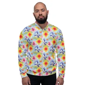 Unisex Bomber Jacket - Sunrise Floral - Men