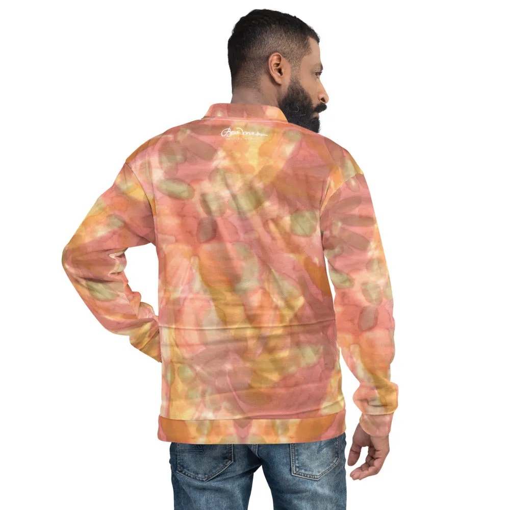 Unisex Bomber Jacket - Watercolor Smudge - Men