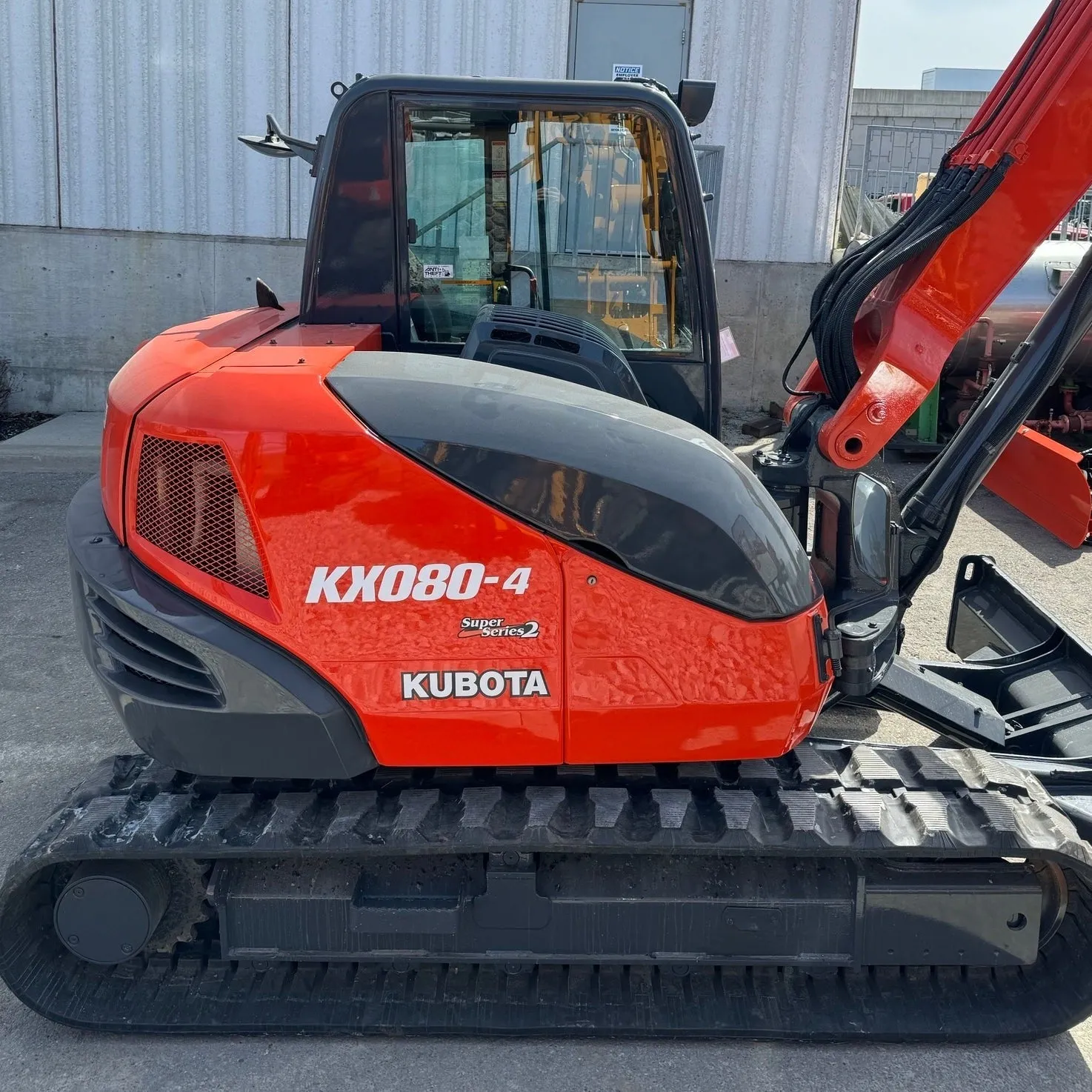 Used 2016 Kubota KX080 Excavator