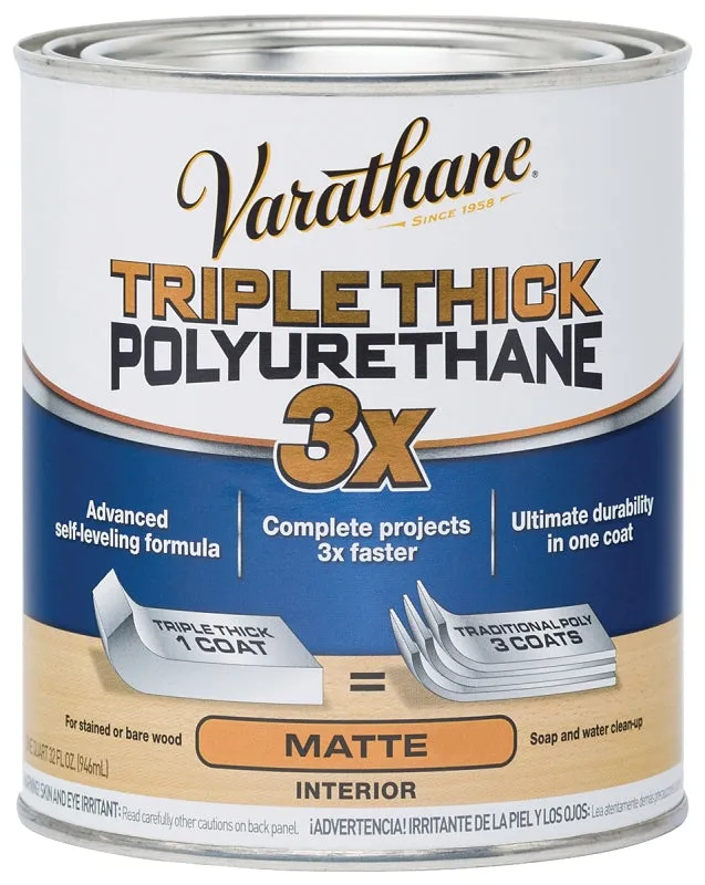 Varathane 304588 Polyurethane, Liquid, Clear, 1 qt, Can :QUART: QUANTITY: 1