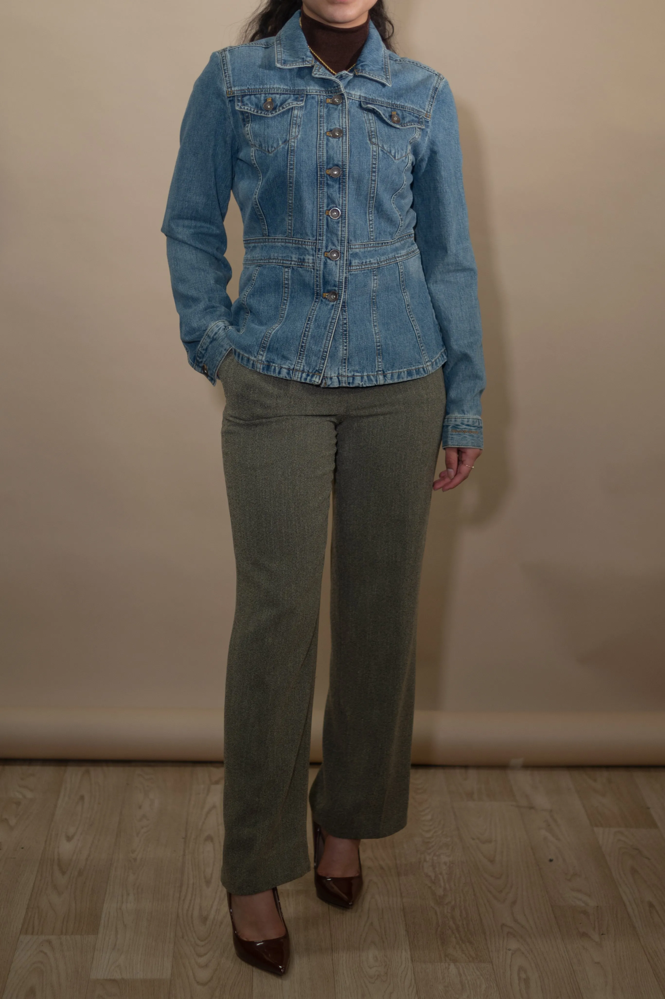 Vintage Designer Denim Blazer