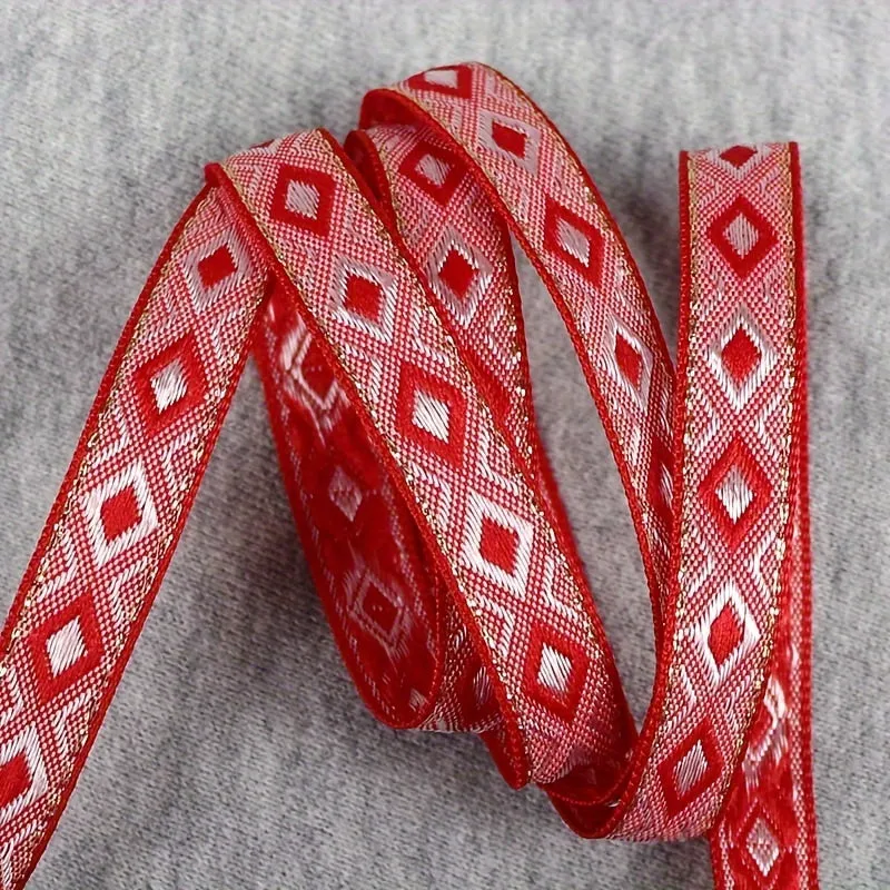 Vintage Ethnic Embroidery Jacquard Ribbon Tape for DIY Crafts