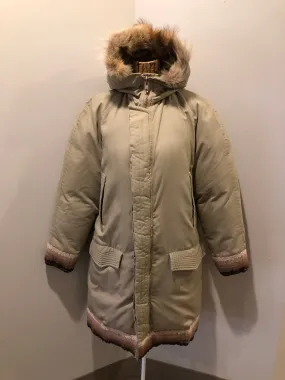 Vintage Rice Sportswear Beige Down-Filled Parka, Made in Canada SOLD