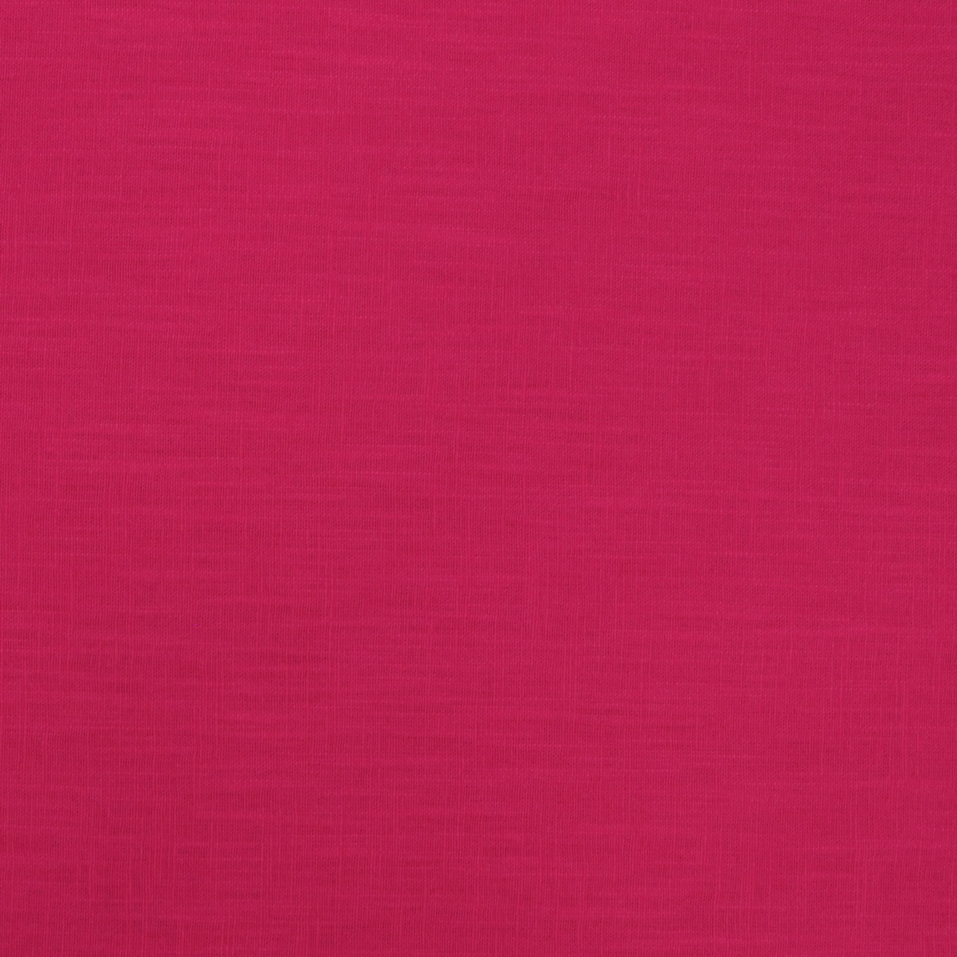 Washed Linen Cotton - Hot Pink