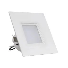 Westgate SDL4-BF 4" LED Square Recessed Downlight with Baffle Trim, 4100K