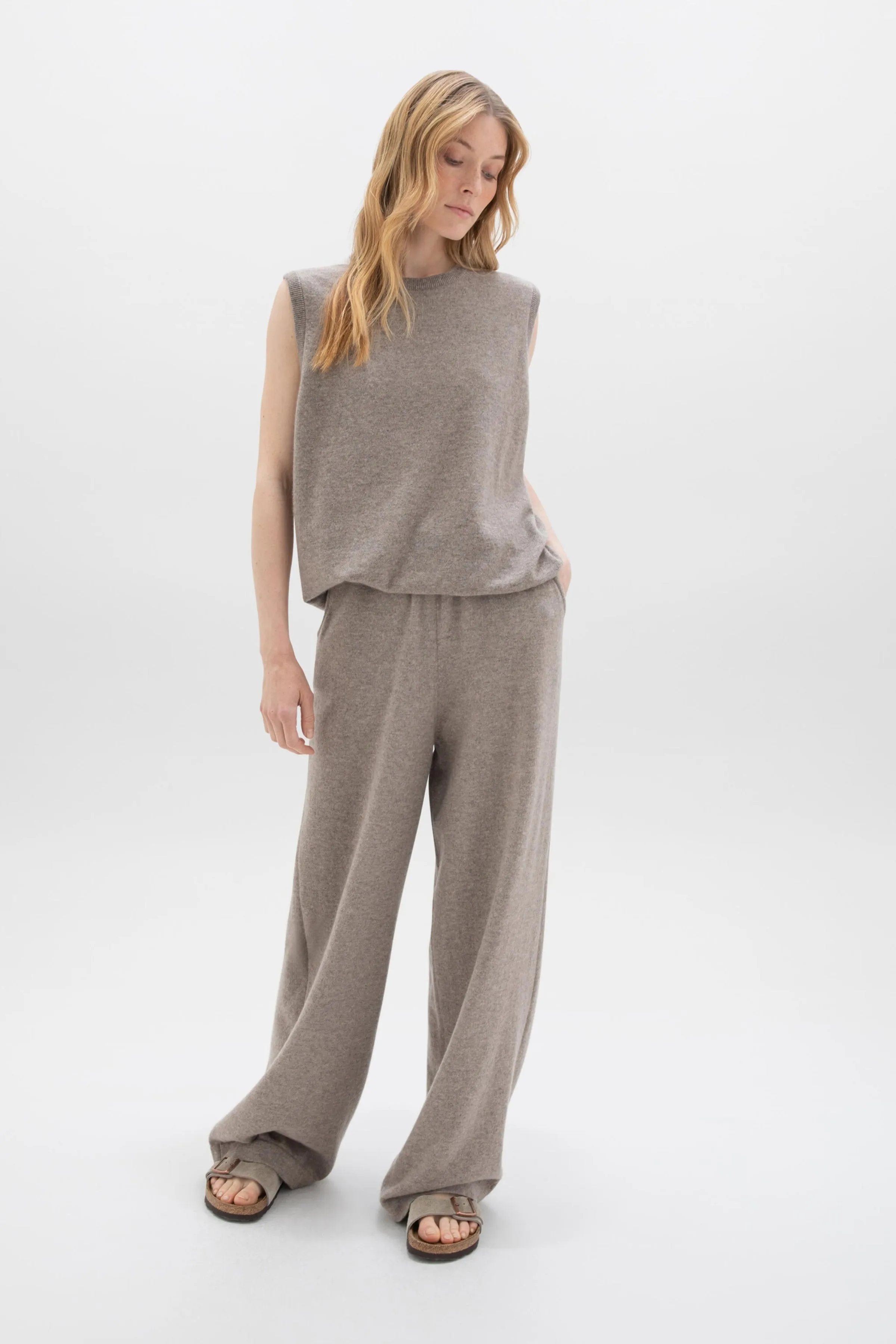 Wide Leg Cashmere Culottes