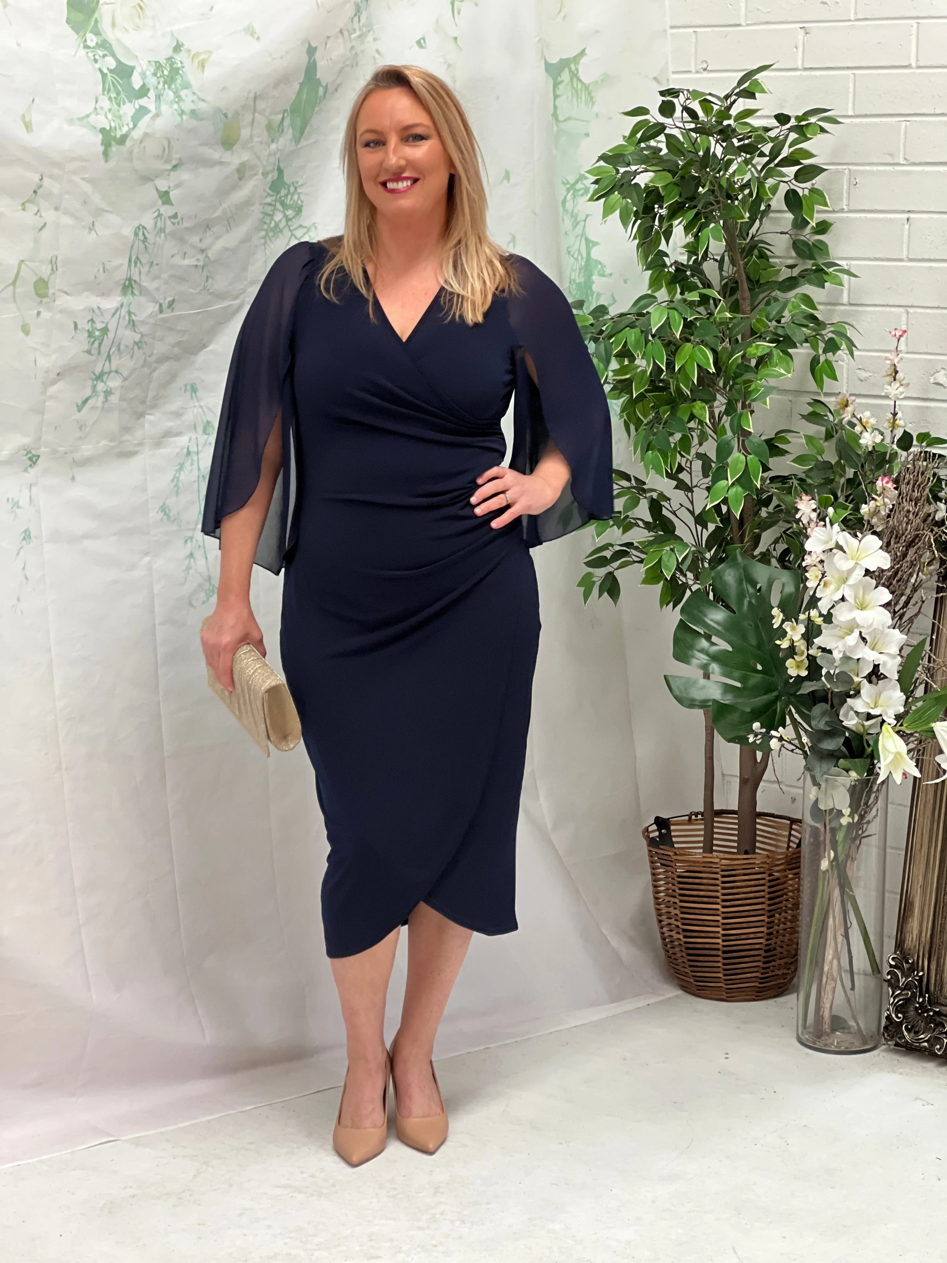 Winfred Navy Evening Dress