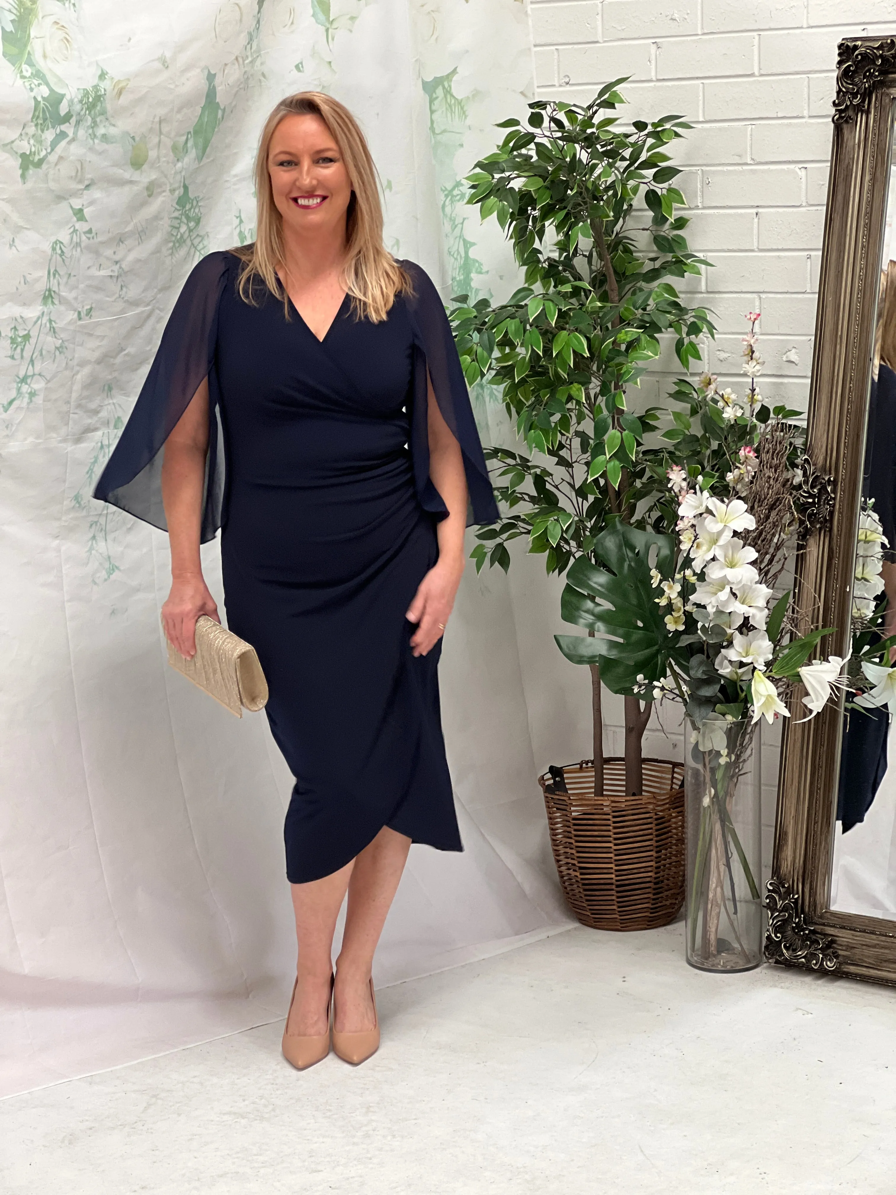 Winfred Navy Evening Dress