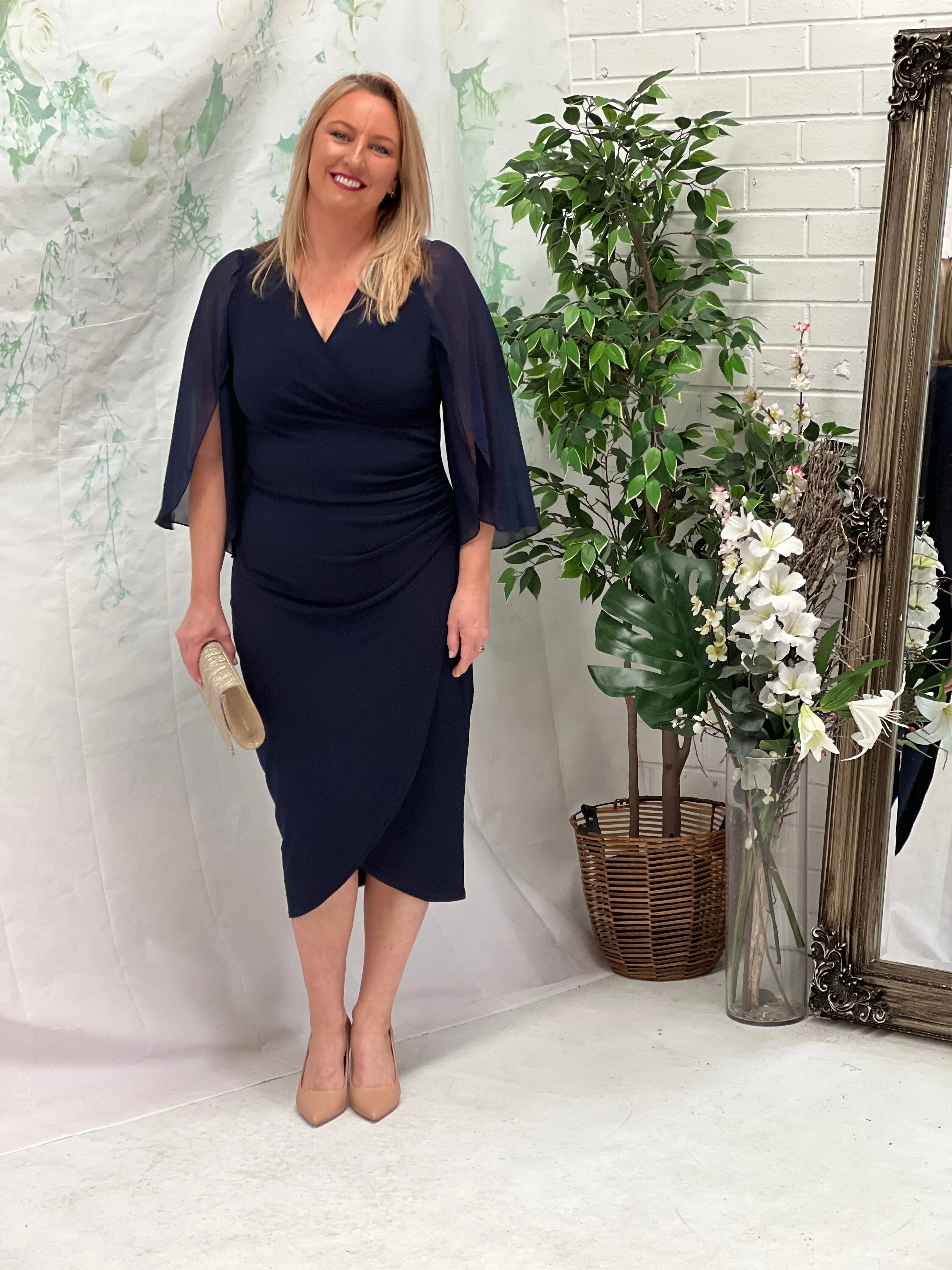 Winfred Navy Evening Dress