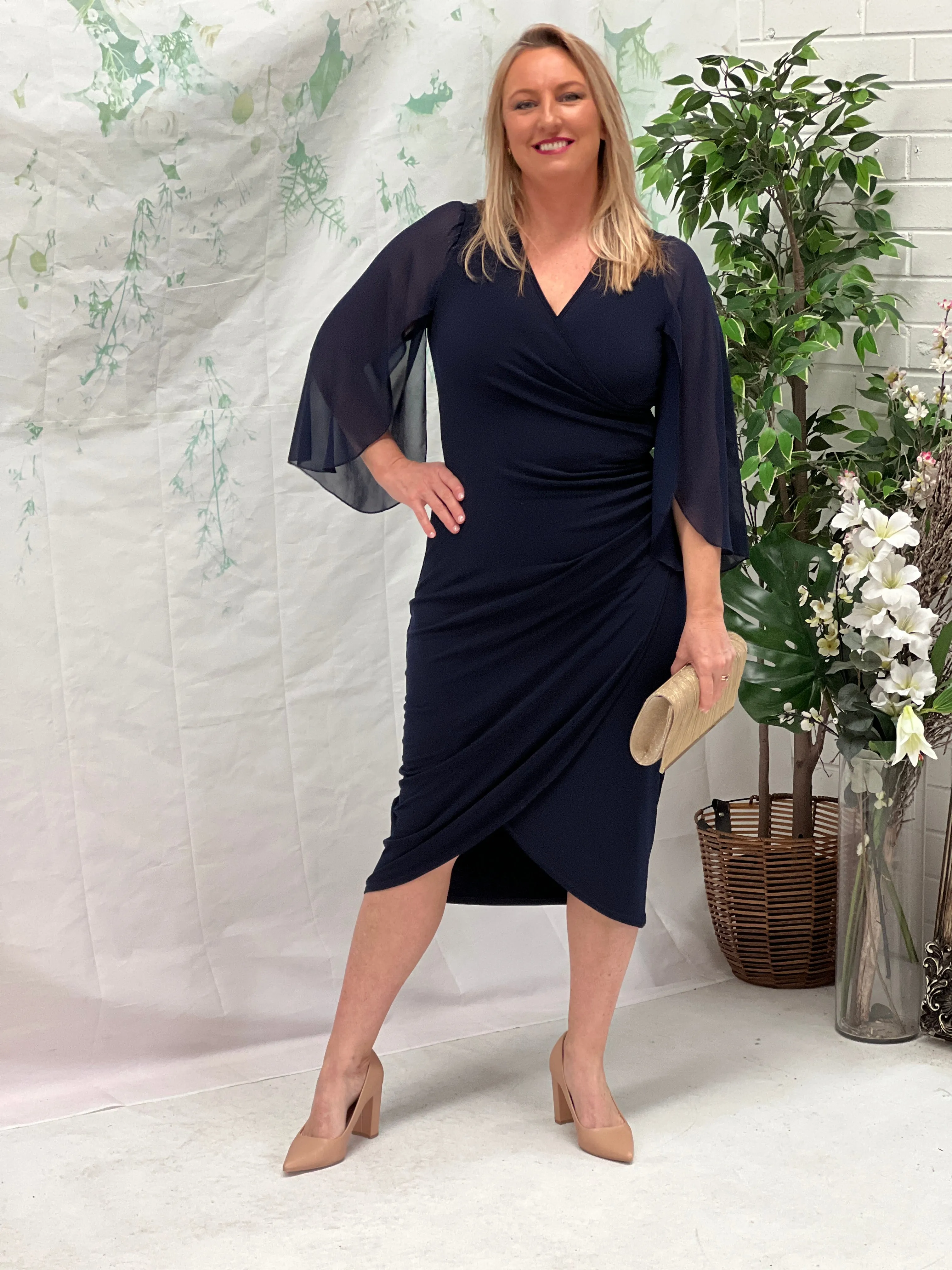 Winfred Navy Evening Dress