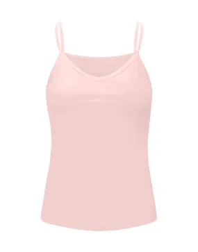 Womens Merino Cami, Pink Peach Blossom