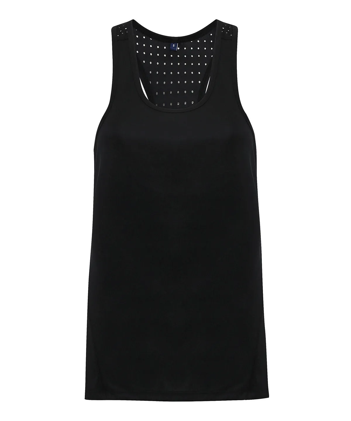 Womens TriDri® laser cut vest | Black