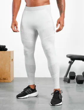 Xeno Seamless Leggings - White.Grey