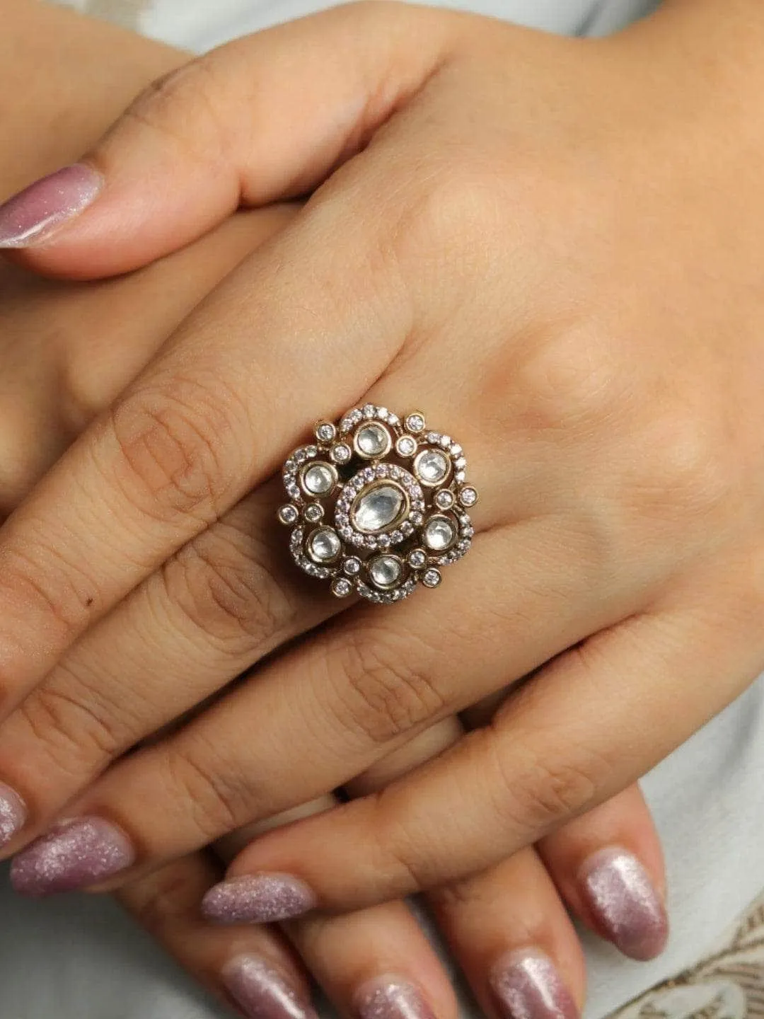 Yashika Aannand In Stunning Victorian Ring