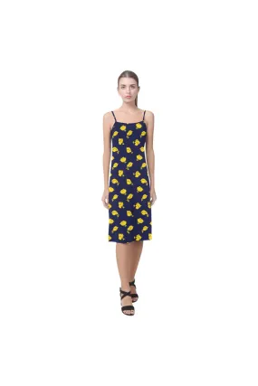 Yellow Birdies Alcestis Slip Dress