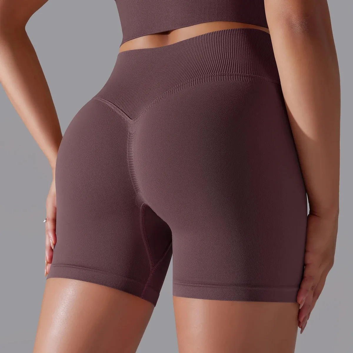 Yoga Shorts High Waist Workout Shorts Fitness Yoga Lift Butt Fitness Women Yoga Gym Running Short Pants Sportswear Workout Short