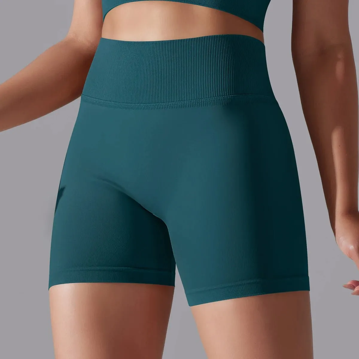 Yoga Shorts High Waist Workout Shorts Fitness Yoga Lift Butt Fitness Women Yoga Gym Running Short Pants Sportswear Workout Short