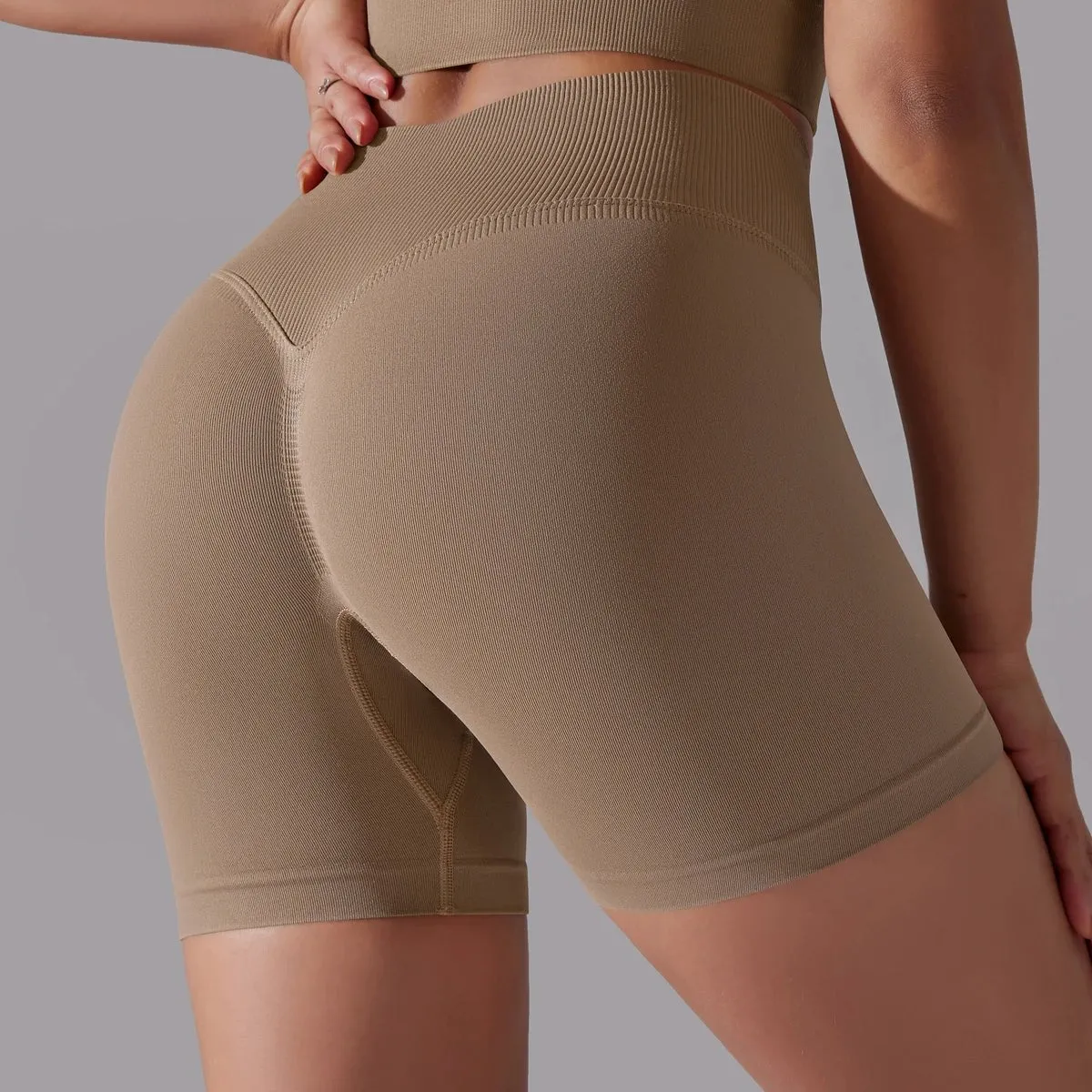 Yoga Shorts High Waist Workout Shorts Fitness Yoga Lift Butt Fitness Women Yoga Gym Running Short Pants Sportswear Workout Short