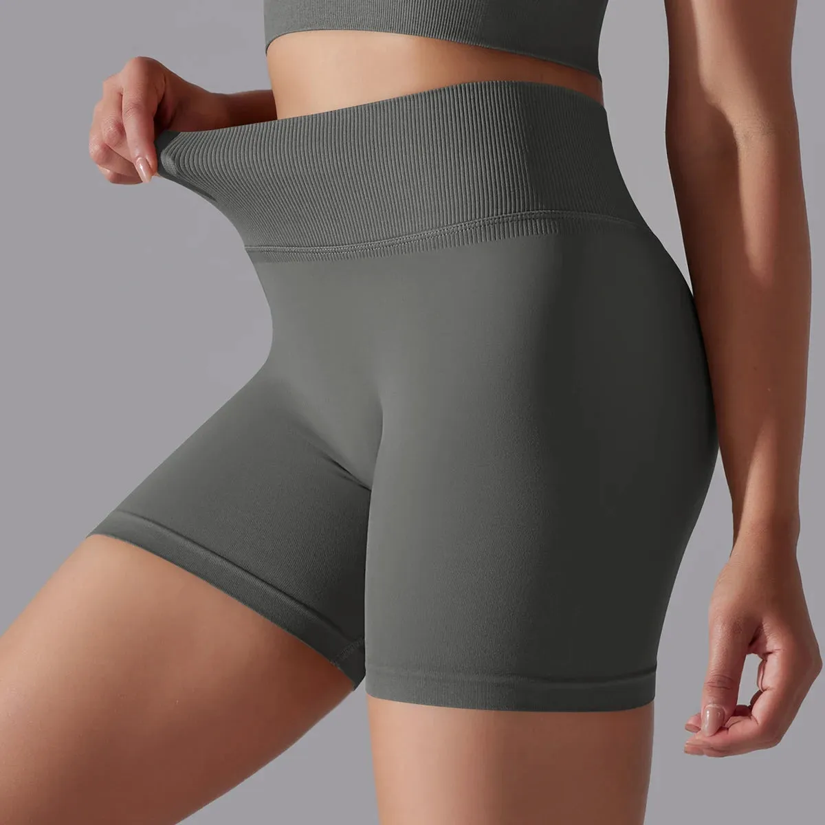 Yoga Shorts High Waist Workout Shorts Fitness Yoga Lift Butt Fitness Women Yoga Gym Running Short Pants Sportswear Workout Short