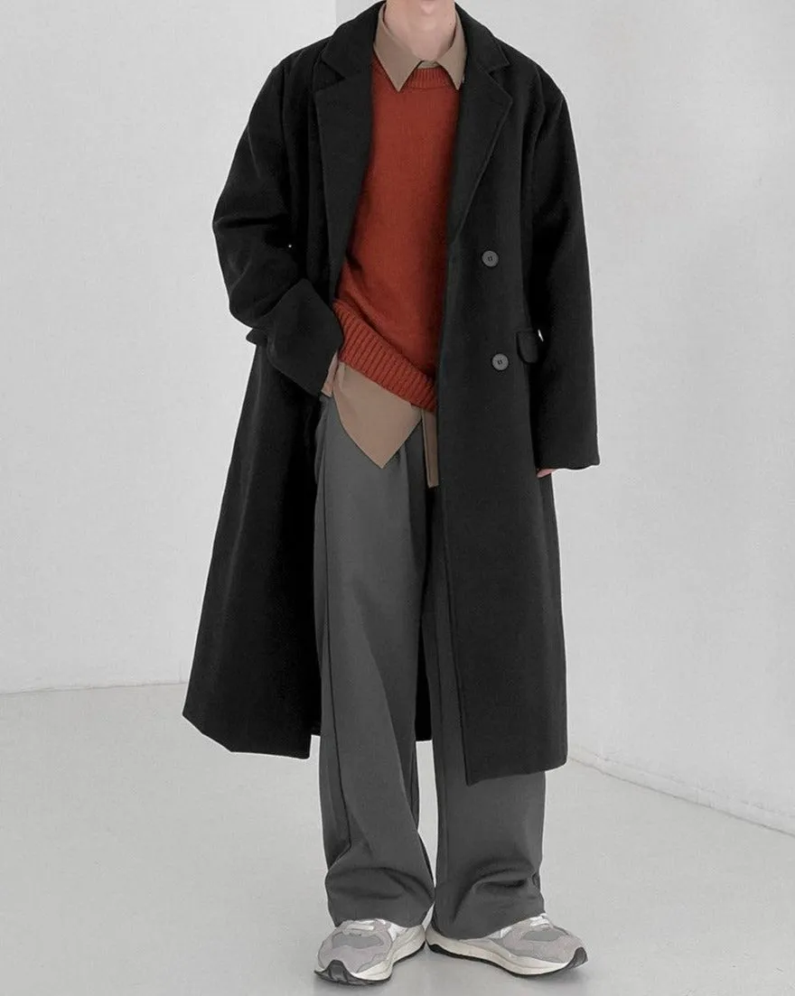 Zhou Essential Wide Sleeves Trench Coat